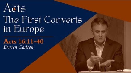 The First Converts in Europe