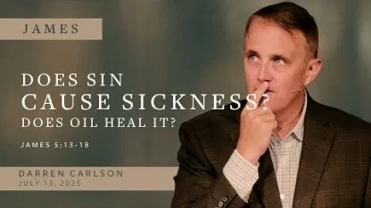 Does Sin Cause Sickness? Does Oil Heal It?