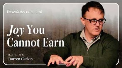 Joy You Cannot Earn