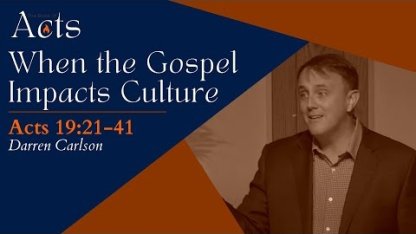 When the Gospel Impacts Culture
