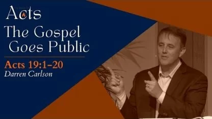 The Gospel Goes Public