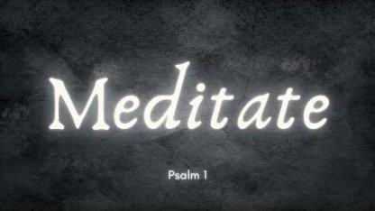 Meditate