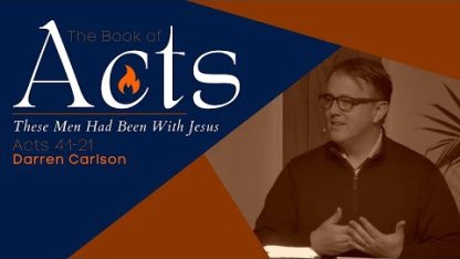 These Men Had Been With Jesus